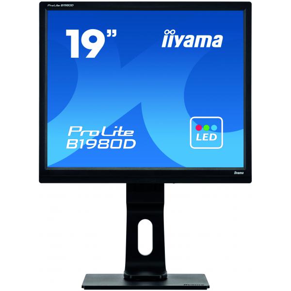 Iiyama ProLite B1980D-B1 Monitor PC 48,3 cm [19] 1280 x 1024 Pixel SXGA LED Nero (iiyama ProLite B1980D-B1 computer monitor 48.3 cm [19'] 1280 x 1024 pixels SXGA LED Black)Iiyama4948570119318B1980D-B1