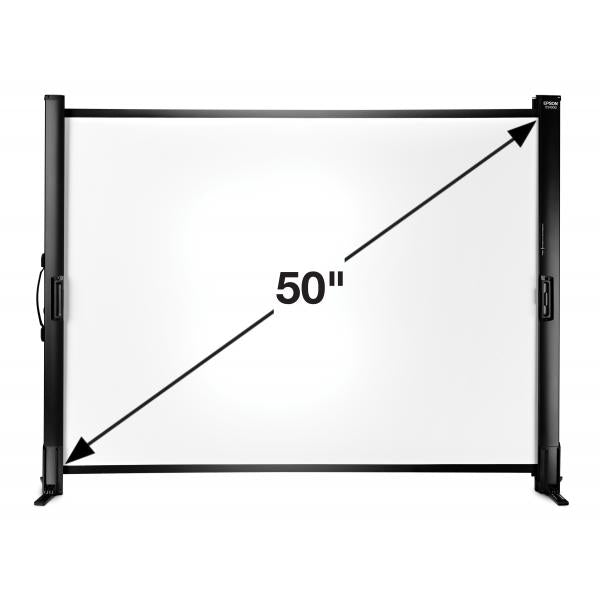 Epson Schermo 50 pollici  ELPSC32 (Epson ELP-SC32 - Schermo per proiezione - 50 [127 cm] - per Epson EB-2042, S04, S27, S31, U04, U32, W04, W06, W29, W31, W32, X31, EH-TW5705, TW5825)EpsonV12H002S32