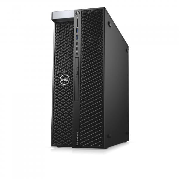 DELL Precision T5820 Intel Xeon W W-2225 32 GB DDR4-SDRAM 512 GB SSD Windows 10 Pro for Workstations Tower Stazione di lavoro Nero (^DELL PT5820 W2225 32G/512G W10W11P) - Versione UKDell539718467926558H31