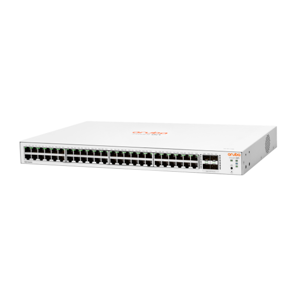 HPE Aruba Networking Networking Instant On Switch 48p Gigabit 4p SFP 1830 (Aruba Instant On 1830 48G - 4Sfp Managed L2 Gigabit - Ethernet [10/100/1000] 1U - Warranty: 12M)HpeJL814A