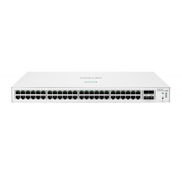 HPE Aruba Networking Networking Instant On Switch 48p Gigabit 4p SFP 1830 (HPE Aruba Switch 1830 48G 4SFP 48xGBit/4xSFP JL814A Aruba Instant On)HpeJL814A