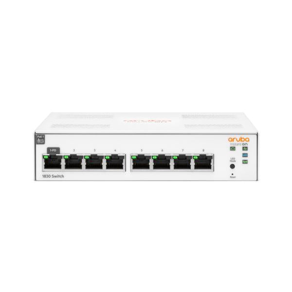 HPE Aruba Networking Aruba Instant On 1830 8G Gestito L2 Gigabit Ethernet [10/100/1000] (ARUBA ION 1830 8G SW UK - .)Hpe0190017523590JL810A#ACC