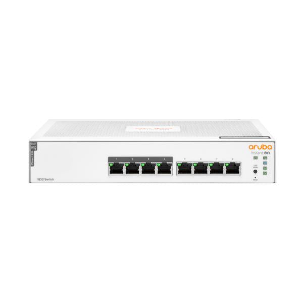 HPE Aruba Networking Aruba Instant On 1830 8G 4p Class4 PoE 65W Gestito L2 Gigabit Ethernet [10/100/1000] Supporto Power over Ethernet [PoE] 1U (ARUBA ION 1830 8G 65W - SW UK)Hpe0190017524726JL811A#ACC