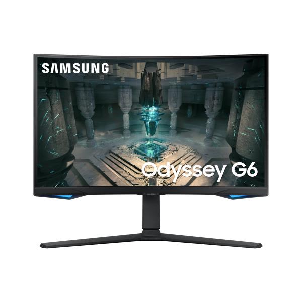 Samsung Monitor Gaming Odyssey G6 da 27'' QHD Curvo (Odyssey Ls27Bg650Eu 68.6 Cm - [27] 2560 X 1440 Pixels Quad - Hd Lcd Black - Warranty: 12M)SamsungLS27BG650EUXEN