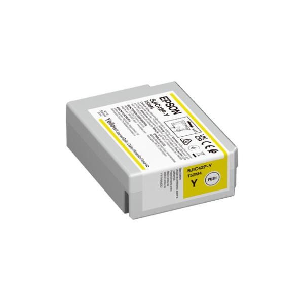 Epson SJIC42P-Y cartuccia d'inchiostro 1 pz Originale Giallo (SJIC42P-Y [YELLOW] CARTRIDGE - )Epson8715946702841C13T52M440