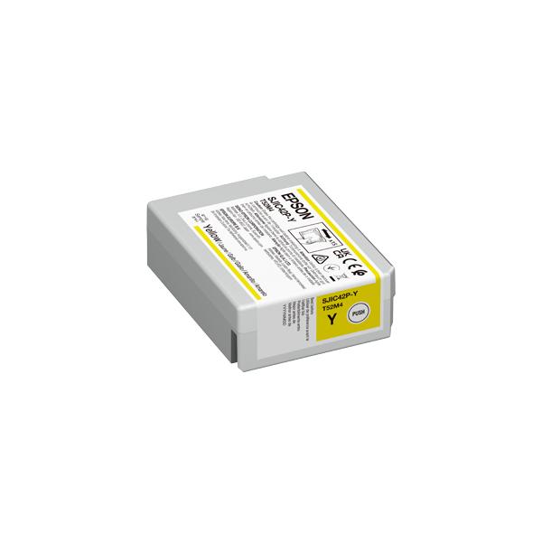 Epson SJIC42P-Y cartuccia d'inchiostro 1 pz Originale Giallo (SJIC42P-Y [YELLOW] CARTRIDGE - )Epson8715946702841C13T52M440