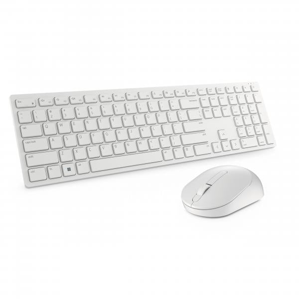 DELL KM5221W-WH tastiera Mouse incluso Ufficio RF Wireless QWERTY US International Bianco (Dell Pro KM5221W - tastatur og mus-s?t)DellKM5221W-WH-INT