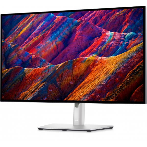 DELL UltraSharp Monitor 4K hub USB-C 27 - U2723QE (LED-Monitor - 68.47 cm [27] - DELL UltraSharp U2723QE, 68.6 - cm [27], 3840 x 2160 pixels, 4K Ultra HD, LCD, 8 ms, Silver - Warranty: 12M)DellDELL-U2723QE
