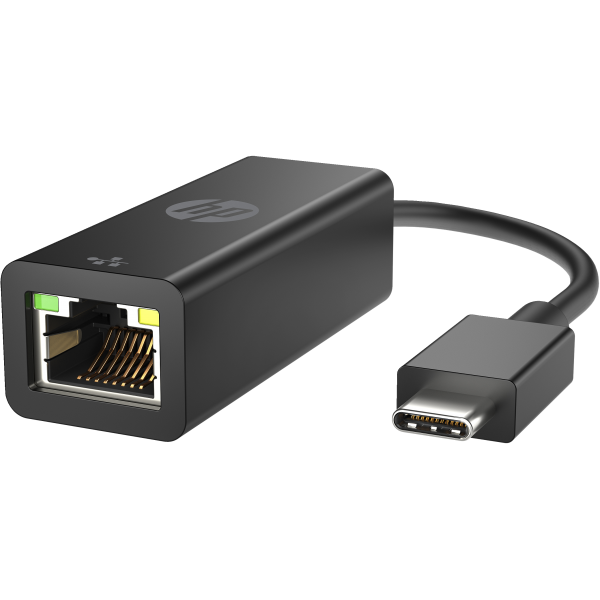 HP Adattatore da USB-C a RJ45 G2 (HP USB-C to RJ45 Adapter G2 - Network adapter - USB-C - Gigabit Ethernet x 1 - for Victus by HP Laptop 15, 16, Fortis 11 G9, Laptop 14, 15, 17, Pavilion x360 Laptop)Hp4Z527AA