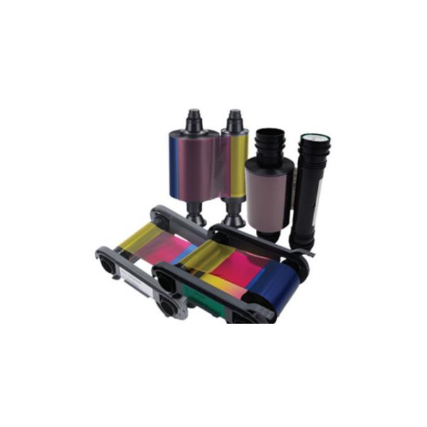 Evolis YMCKO nastro per stampante 300 pagine Nero, Ciano, Grigio, Magenta, Giallo (YMCKO Color Ribbon - 300 - prints / roll, for Primacy 2)EvolisR5F208E100