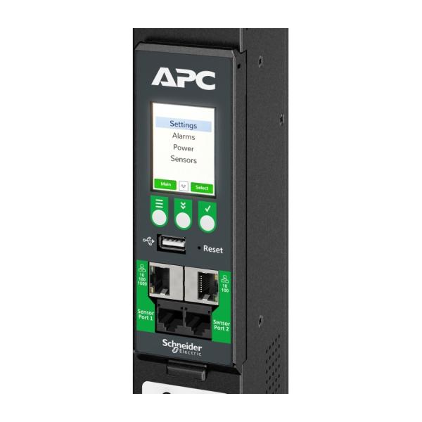 APC NetShelter Rack PDU Advanced unità di distribuzione dell'energia [PDU] 48 presa[e] AC 0U Nero (RACK PDU ADVANCED METERED 3PHASE 22.)Apc0731304439714APDU10350ME