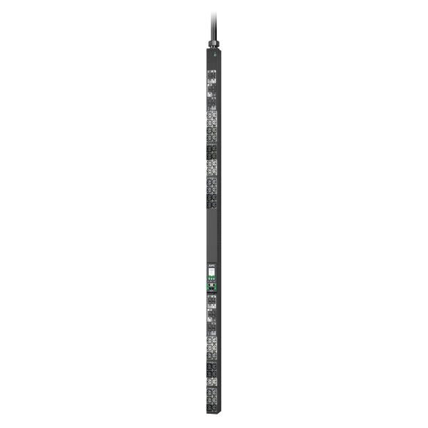 APC APDU10450SM unità di distribuzione dell'energia [PDU] 42 presa[e] AC 0U Nero (APC NetShelter Rack PDU Advanced - Power distribution unit [rack-mountable] - switched metered outlet - AC 415 V - 34.6 kW - 34600 VA - 3-phase - Ethernet 10/100/1000 -...
