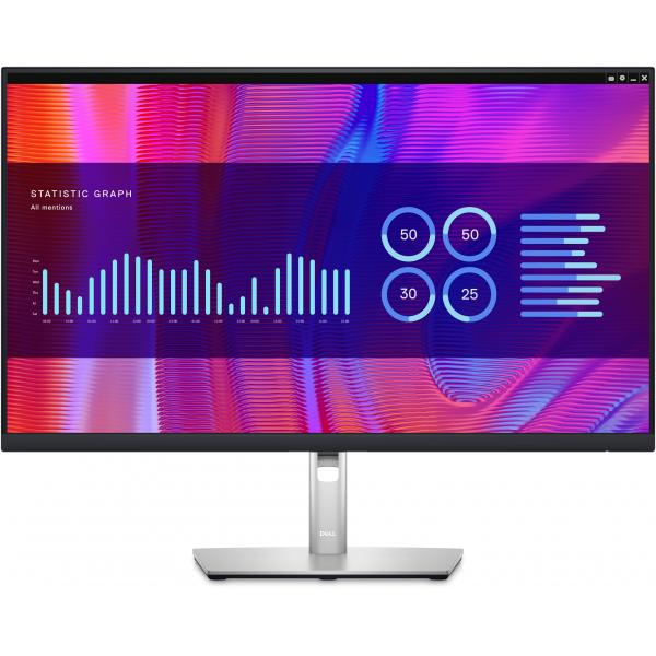 DELL P Series Monitor da 27 con hub USB-C - P2723DE (LED-Monitor - 68.6 cm [27] - DELL P Series P2723DE, 68.6 - cm [27], 2560 x 1440 pixels, Quad HD, LCD, 5 ms, Black, Silver - Warranty: 12M)Dell210-BDEH