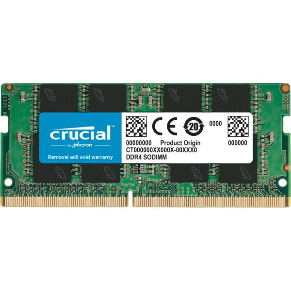 Crucial CT8G4SFRA32AT memoria 8 GB 1 x 8 GB DDR4 260-pin SO-DIMM (Crucial 8GB DDR4 3200MHz SoDIMM 260-pin. WARRANTY: 1YM)CrucialCT8G4SFRA32AT