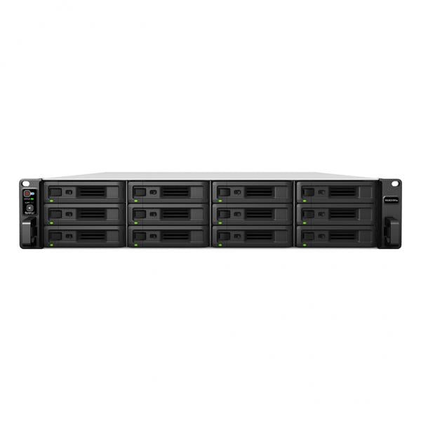 Synology RackStation RS3621RPxs NAS Armadio [2U] Intel Xeon D D-1531 8 GB DDR4 144 TB HDD DiskStation Manager Nero (K/RS3621RPXS 12 bay NAS 144TB 12x12T)SynologyRS3621RPXS/144T/12X12T