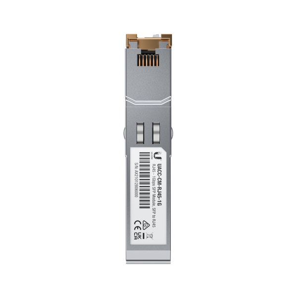 Ubiquiti UACC-CM-RJ45-1G modulo del ricetrasmettitore di rete Rame 1000 Mbit/s RJ-45 (Ubiquiti SFP UACC-CM-RJ45-1G [1er-Pack] UF-RJ45-1G: SFP, 1 Gbps)UbiquitiUACC-CM-RJ45-1G