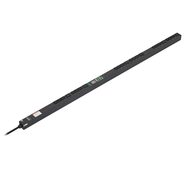 APC EasyPDU unità di distribuzione dell'energia [PDU] 24 presa[e] AC 0U Nero (APC EasyPDU EPDU1216MBO - Power distribution unit [rack-mountable] - metered-by-outlet - AC 400 V - 11 kW - 11000 VA - 3-phase - Ethernet 10/100, RS-485, serial - input: IE...