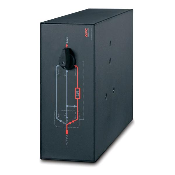 APC SBP16KP pannello di bypass di manutenzione [MBP] (APC Service Bypass Panel - Switch di bypass [montabile in rack] - 200/240 V c.a. V - connettori di uscita 3 - 4U - 19 - nero - per P/N: SRT10RMXLIX806, SRYL15K15RMX LT, SYA8K16PX798, SYA8K16PXRX79...
