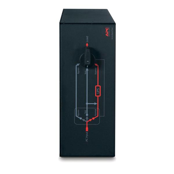 APC SBP16KP pannello di bypass di manutenzione [MBP] (APC Service Bypass Panel - Switch di bypass [montabile in rack] - 200/240 V c.a. V - connettori di uscita 3 - 4U - 19 - nero - per P/N: SRT10RMXLIX806, SRYL15K15RMX LT, SYA8K16PX798, SYA8K16PXRX79...