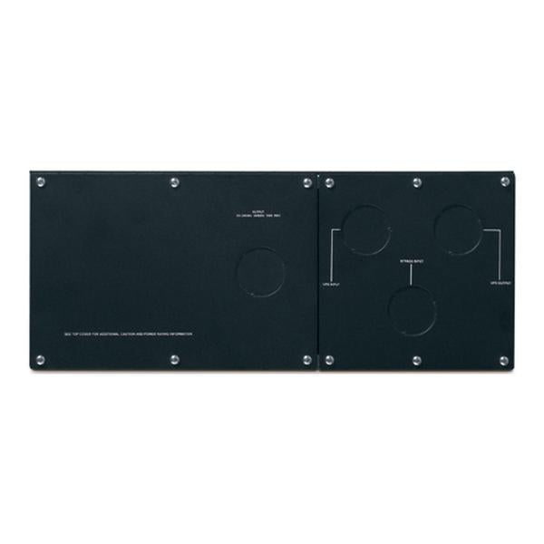 APC SBP16KP pannello di bypass di manutenzione [MBP] (APC Service Bypass Panel - Switch di bypass [montabile in rack] - 200/240 V c.a. V - connettori di uscita 3 - 4U - 19 - nero - per P/N: SRT10RMXLIX806, SRYL15K15RMX LT, SYA8K16PX798, SYA8K16PXRX79...