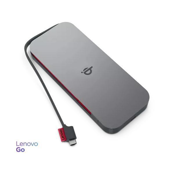 Lenovo GO Polimeri di litio [LiPo] 10000 mAh Carica wireless Grigio (Go Lithium Polymer [Lipo] - 10000 Mah Wireless Charging - Grey - Warranty: 12M)LenovoG0A3LG1WWW