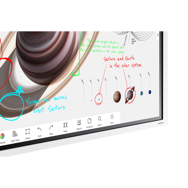 Samsung WM65B lavagna interattiva 165,1 cm [65] 3840 x 2160 Pixel Touch screen Grigio, Bianco (WM65B 165.1 cm [65] VA Wi-Fi - 500 cd/m? 4K Ultra HD - Touchscreen 16/7 - Warranty: 36M)SamsungLH65WMBWBGCXEN