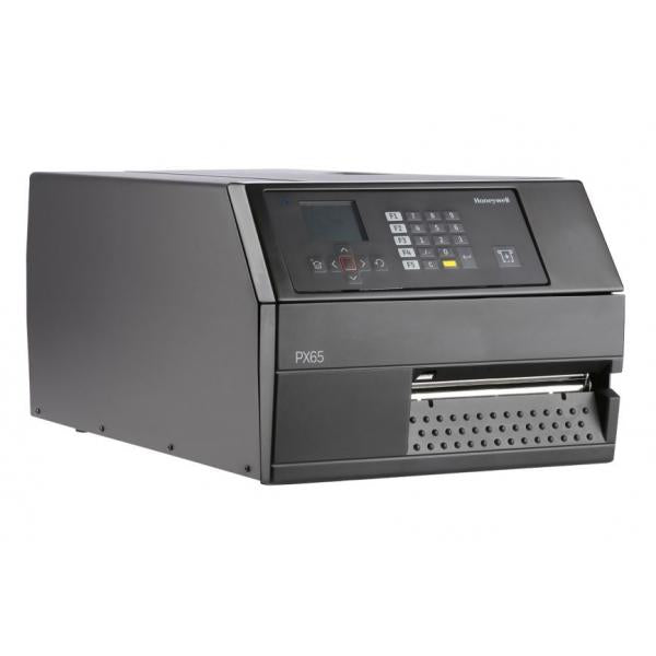 Honeywell PX65A stampante per etichette [CD] Trasferimento termico 300 x 300 DPI 225 mm/s Cablato Collegamento ethernet LAN Wi-Fi (PX65A ETHERNET WIFI REST OF - WORLD TT 300 DPI US AND EU POWER)HoneywellPX65A02000000300