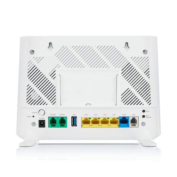 Zyxel DX3301-T0 router wireless Gigabit Ethernet Dual-band [2.4 GHz/5 GHz] Bianco (DX3301-T0 VDSL2 WIFI 6 SV MODEM - ROUTER DEUTSCHE VERSION)ZyxelDX3301-T0-DE01V1F