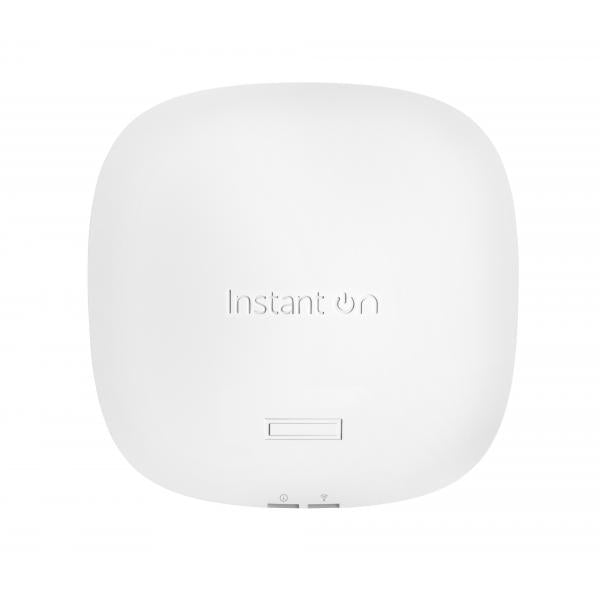 HPE Aruba Networking Networking Instant On Indoor Access Point Wi-Fi 6 4x4 [RW] AP25 (HPE Networking Instant On AP25 [RW] - Radio access point - Wi-Fi 6 - Bluetooth - 2.4 GHz, 5 GHz - cloud-managed - BTO - wall / ceiling mountable)HpeR9B28A