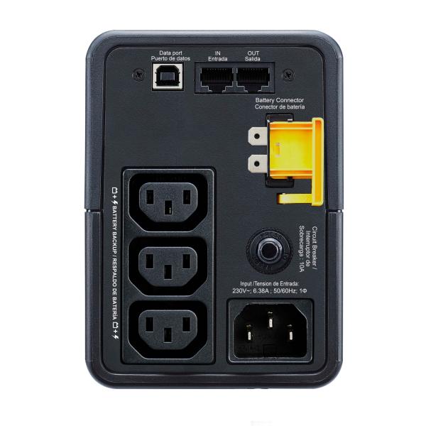 APC Back-UPS gruppo di continuità [UPS] A linea interattiva 0,5 kVA 300 W 3 presa[e] AC (B-UPS 500VA 230V AVR IEC SOCKETS)ApcBX500MI