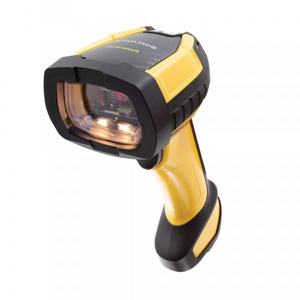 Datalogic PM9600-SR433RBK10 lettore di codici a barre Lettore di codici a barre portatile 1D/2D Laser Nero, Giallo (PM9600-SR STD RANGE 433MHZ USB - KIT INCL SCANNER PM9600-SR CRADL)DatalogicPM9600-SR433RBK10
