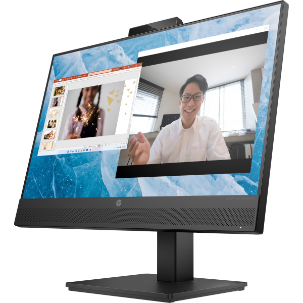HP M24m Monitor PC 60,5 cm [23.8] 1920 x 1080 Pixel Full HD Nero (M24M Conferencing Monitor - Computer Monitor [24] - Warranty: 12M)Hp678U5AA#ABB