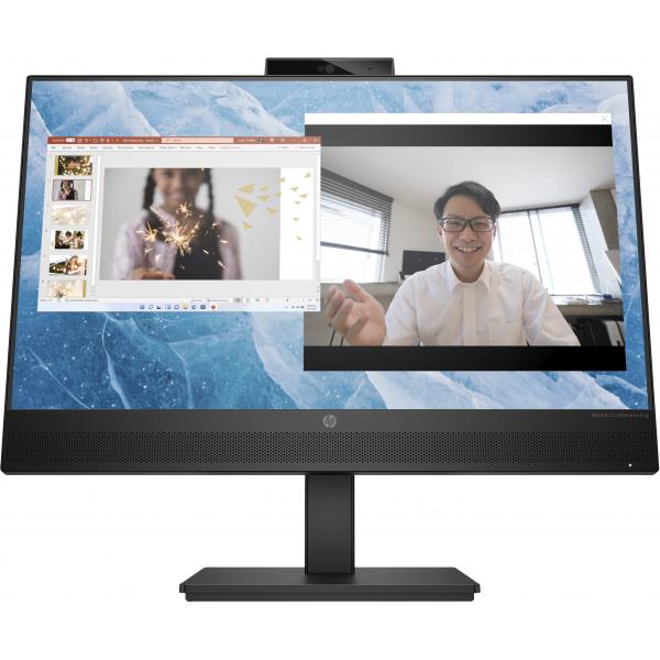 HP M24m Monitor PC 60,5 cm [23.8] 1920 x 1080 Pixel Full HD Nero (M24M Conferencing Monitor - Computer Monitor [24] - Warranty: 12M)Hp678U5AA#ABB