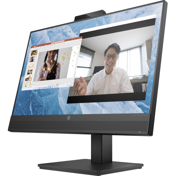 HP M24m Monitor PC 60,5 cm [23.8] 1920 x 1080 Pixel Full HD Nero (M24M [24] Conferencing - Monitor Computer Monitor - Warranty: 12M)Hp678U5AA