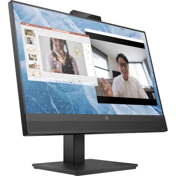 HP M24m Monitor PC 60,5 cm [23.8] 1920 x 1080 Pixel Full HD Nero (M24M [24] Conferencing - Monitor Computer Monitor - Warranty: 12M)Hp678U5AA