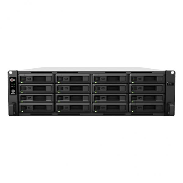 Synology RackStation RS4021xs+ NAS Armadio [3U] Intel Xeon D D-1541 16 GB DDR4 192 TB HDD DiskStation Manager Nero (K/RS4021XS+16 bay NAS 192TB 16x12T SATA)SynologyRS4021XS+/192T/16X12T