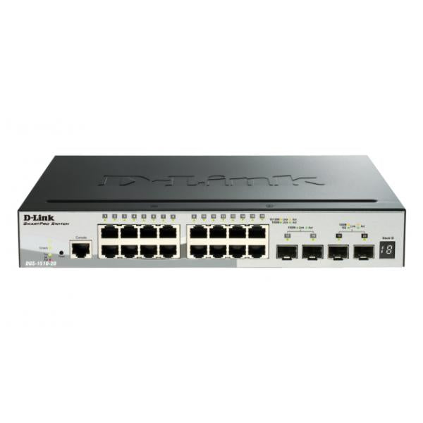 D-Link DGS-1510-52XMP Gestito L3 Gigabit Ethernet [10/100/1000] Supporto Power over Ethernet [PoE] Nero (D-Link Switch DGS-1510-52XMP/E 48xGBit PoE [370W]/4xSFP+)D-linkDGS-1510-52XMP/E