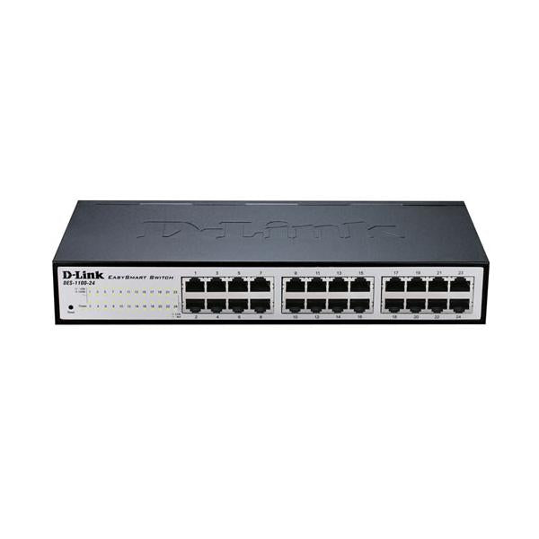 D-Link DGS-1100-24V2 Gestito L2 Gigabit Ethernet [10/100/1000] 1U Nero, Grigio (D-Link DGS 1100-24V2 - switch - 24 por)D-linkDGS-1100-24V2/E