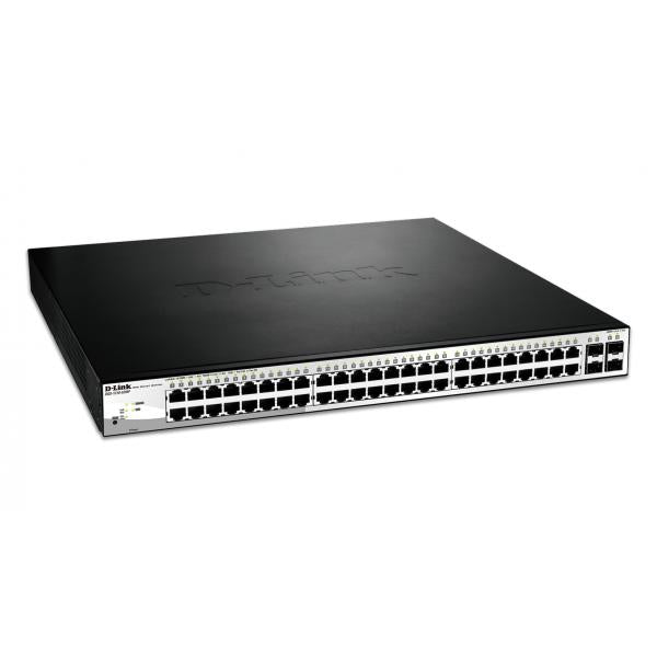 D-Link DGS-1210-52MP Gestito L2 Gigabit Ethernet [10/100/1000] Supporto Power over Ethernet [PoE] Nero, Grigio (52-PORT LAYER2 GIGABIT SWITCH - 48X POE SMART MANAGED)D-linkDGS-1210-52MP/E