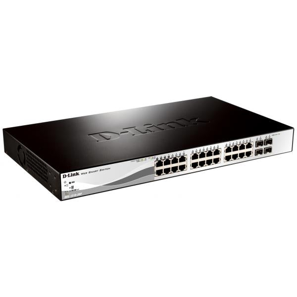 D-Link DGS-1210-28P Gestito L2 Gigabit Ethernet [10/100/1000] Supporto Power over Ethernet [PoE] 1U (D-Link Switch DGS-1210-28P/E 24xGBit/4xSFP 19 Managed PoE [193W])D-linkDGS-1210-28P/E