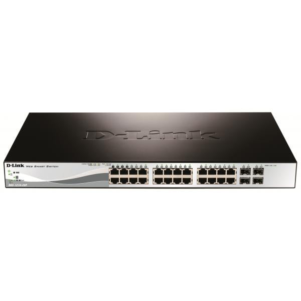 D-Link DGS-1210-28P Gestito L2 Gigabit Ethernet [10/100/1000] Supporto Power over Ethernet [PoE] 1U (28-PORT LAYER2 POE - GIGABIT SMART MANAGED SWITCH)D-linkDGS-1210-28P/E