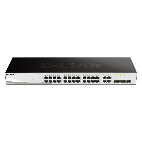 D-Link DGS-1210-28 Gestito L2/L2+ 1U Nero (D-Link Switch DGS-1210-28/E 24xGBit/4xSFP 19 Managed)D-linkDGS-1210-28/E