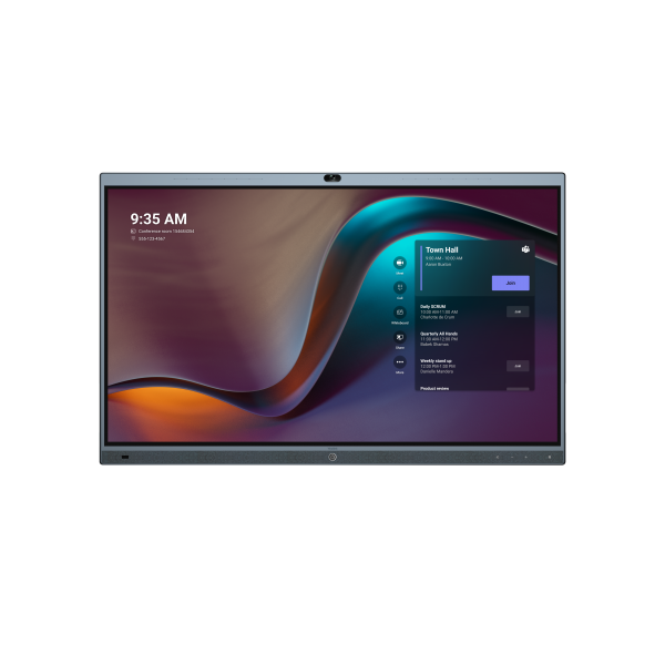 Yealink MeetingBoard Pannello piatto interattivo 165,1 cm [65] LED Wi-Fi 4K Ultra HD Nero Touch screen Processore integrato Android 10 (MSFT - MeetingBoard65 - Warranty: 24M)Yealink1303066