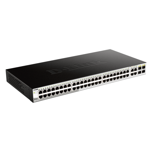 D-Link DGS-1210-52 Gestito L2 Gigabit Ethernet [10/100/1000] 1U Nero (D-Link Switch DGS-1210-52 48xGBit/4xSFP 19 Managed)D-linkDGS-1210-52/E