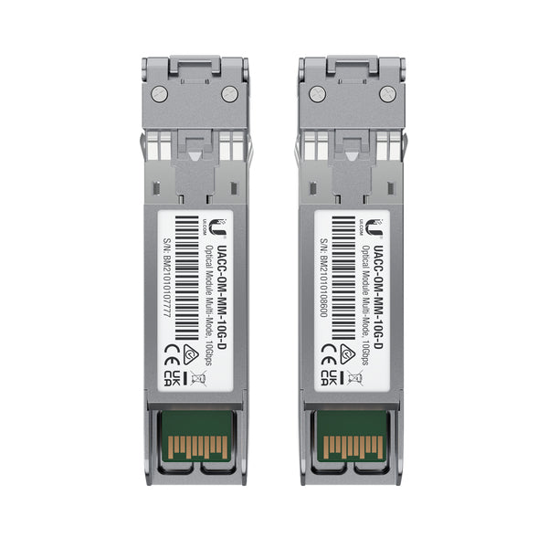 Ubiquiti UACC-OM-MM-10G-D-2 modulo del ricetrasmettitore di rete Fibra ottica 10000 Mbit/s 850 nm (Ubiquiti SFP+ UACC-OM-MM-10G-D-2 Multi-Mode Fiber LC [2er-Pack] UF-MM-10G: SFP+, 10 Gbps)UbiquitiUACC-OM-MM-10G-D-2