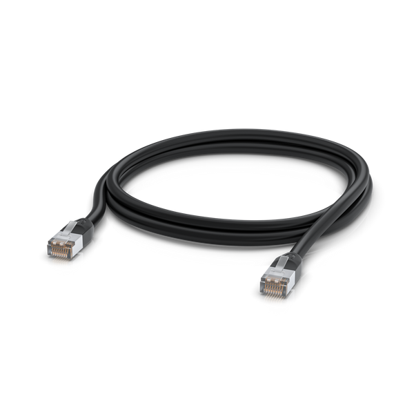 Ubiquiti UACC-CABLE-PATCH-OUTDOOR-2M-BK cavo di rete Nero Cat5e S/UTP [STP] (Networking cable Black Cat5e - Warranty: 24M)UbiquitiUACC-CABLE-PATCH-OUTDOOR-2M-BK