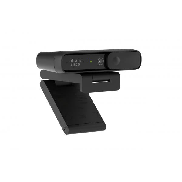 Cisco Desk Camera 1080p webcam 8 MP 1920 x 1080 Pixel USB 2.0 Nero (Cisco Webex Desk Camera - Webcam - colour - 1080p - audio - USB-C - YUY2, NV12, MJPEG)Cisco0889728455350CD-DSKCAMD-C-WW