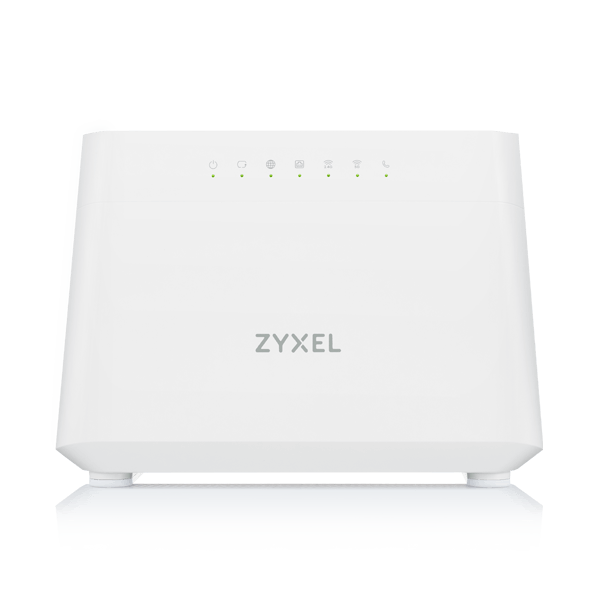 Zyxel EX3301-T0 router wireless Gigabit Ethernet Dual-band [2.4 GHz/5 GHz] Bianco (Zyxel EX3301-T0 - Router wireless switch a 4 porte - 1GbE - Wi-Fi 6 - Dual Band - adattatore per telefono VoIP)Zyxel4718937614967EX3301-T0-EU01V1F