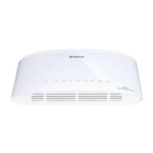 D-Link DGS-1008D/E switch di rete Non gestito Gigabit Ethernet [10/100/1000] Bianco (D-Link DGS 1008D - Switch - 8 x 10/100/1000 - desktop)D-linkDGS-1008D