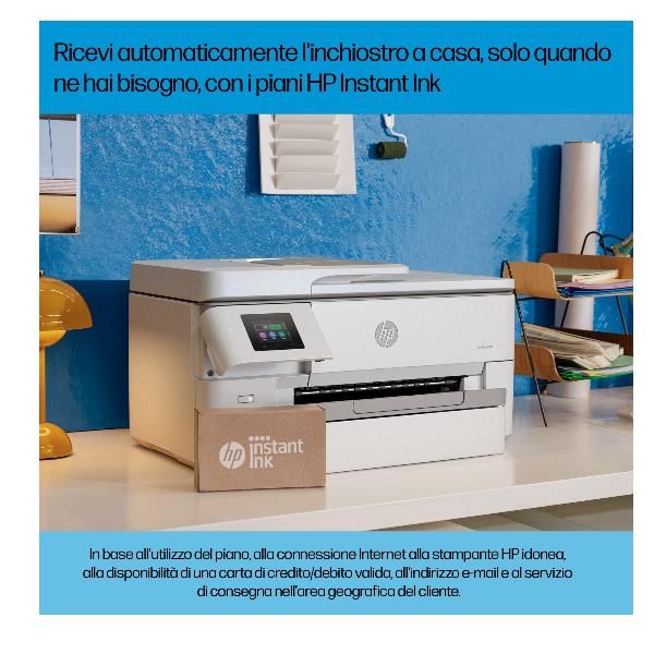 HP OfficeJet Pro 9720e Wireless All-in-One Colore Stampante, Stampa fronte/retro; fotocopiatrice, scanner (OFFICEJET PRO 9720E - AIO LIGHT CEMENT)Hp53N95B#629